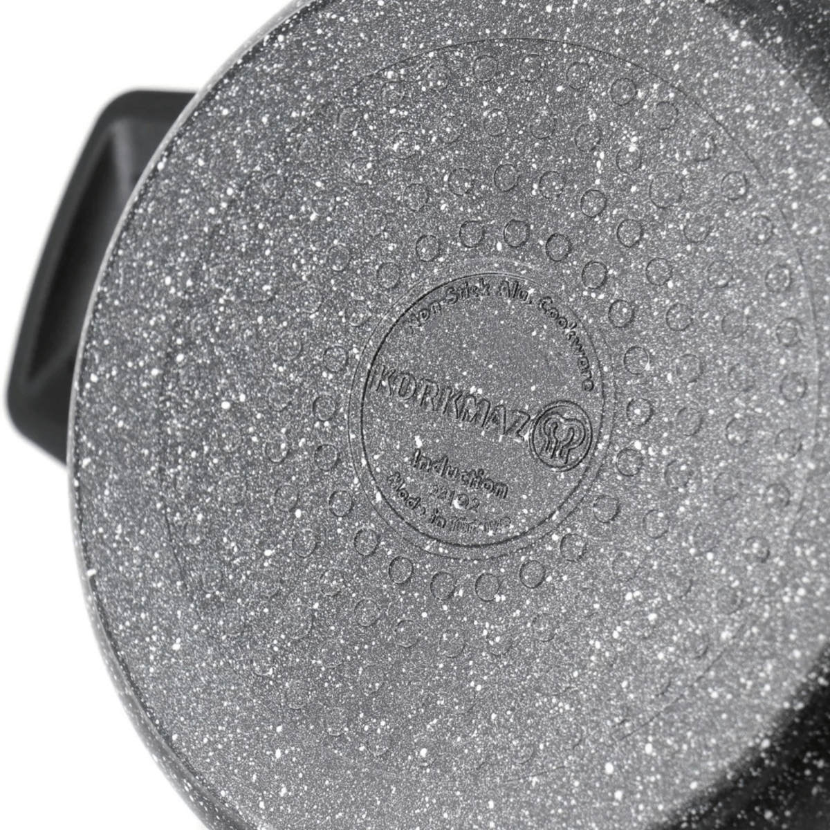 Picture of Korkmaz A1342-CP Korkmaz Ornella Aluminum 5L Non-Stick Casserole Dish with Lid