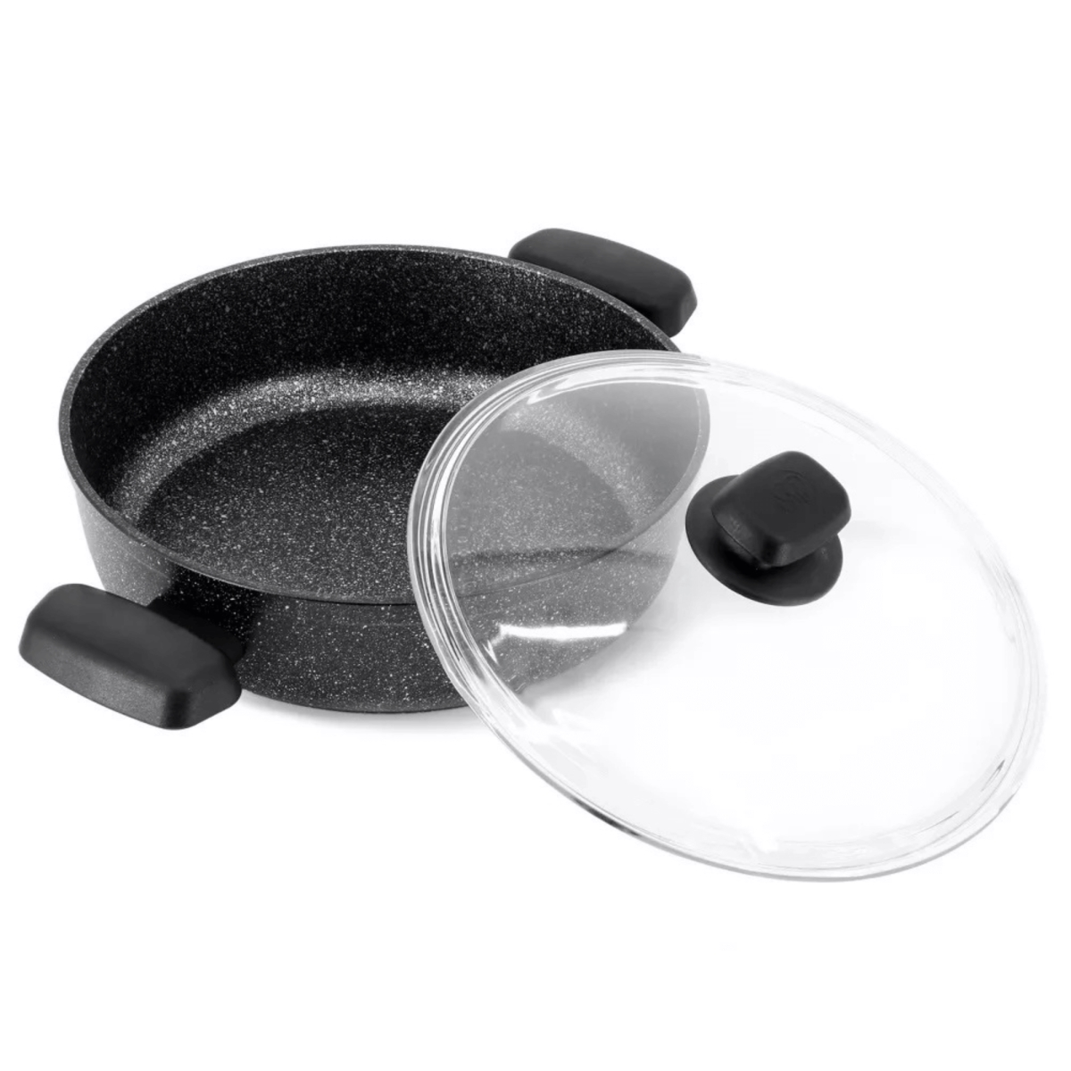 Picture of Korkmaz A1345-CP Korkmaz Ornella Aluminum 4L Non-Stock Low Casserole Dish with Lid