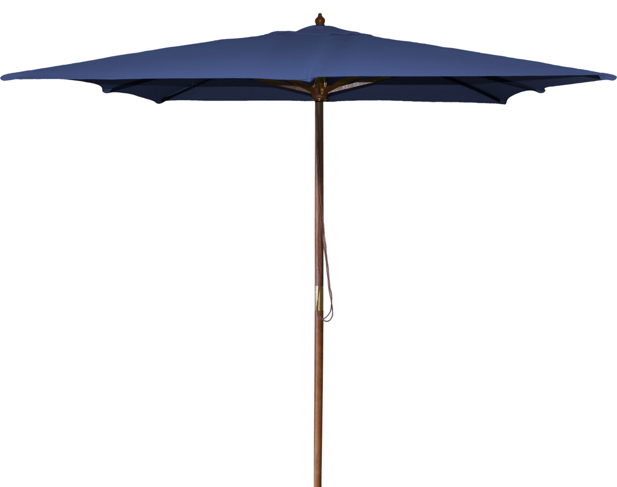 Umpsq853-nav 8.5 Ft. Square Wooden Umbrella, Navy