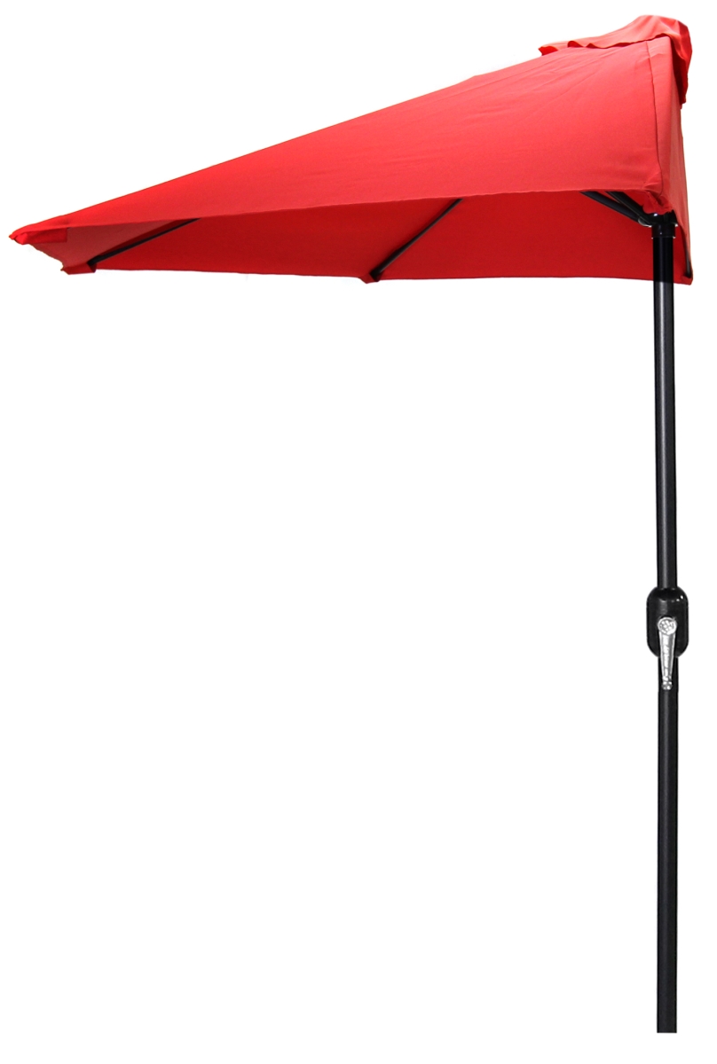 Ush904l-red 9 Ft. Half Umbrella, Red