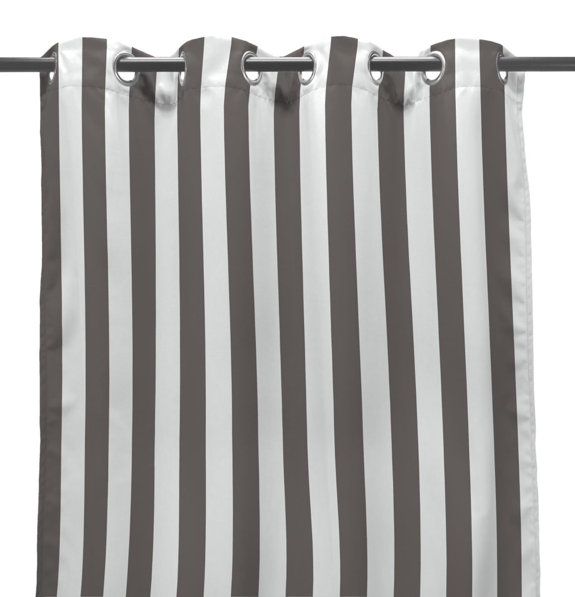 3voc5484-4336q 54 X 84 In. Outdoor Curtain Panel In Gray Stripe