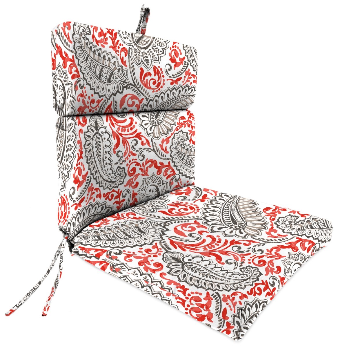 9502pk1-4264d 22 X 44 X 4 In. Outdoor Chair Cushion In Shannon Indian Coral