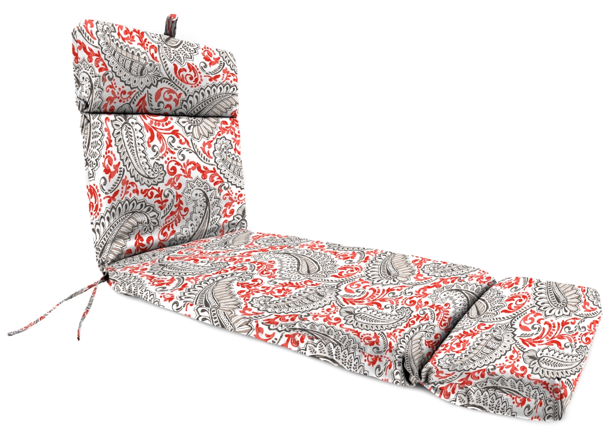 9552pk1-4264d 22 X 72 X 4 In. Outdoor Chaise Cushion In Shannon Indian Coral