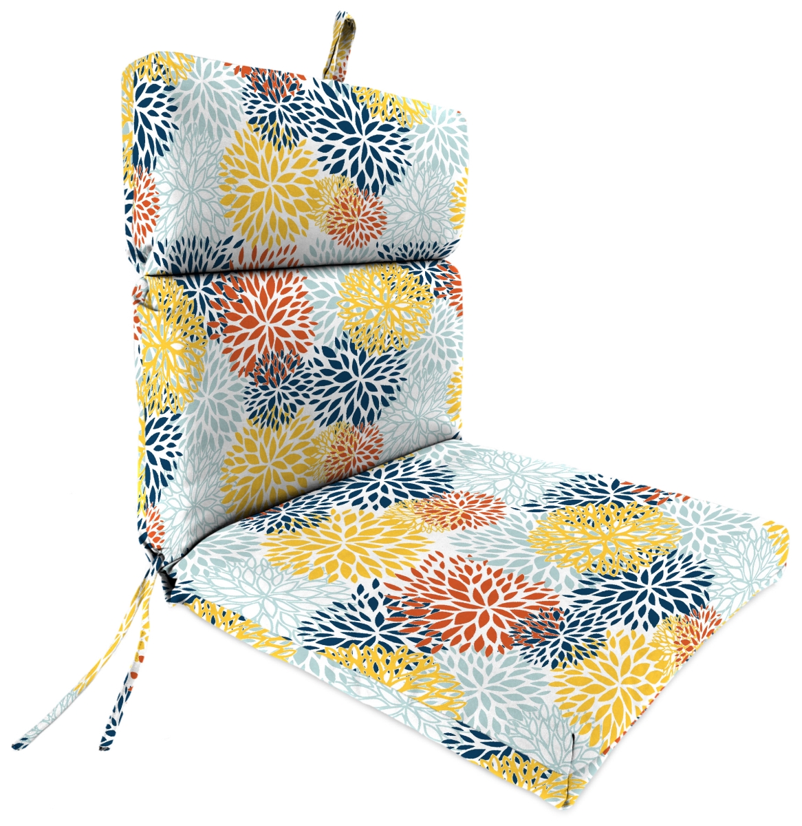 9502pk1-4561d 22 X 44 X 4 In. Outdoor Chair Cushion In Blooms Pearl