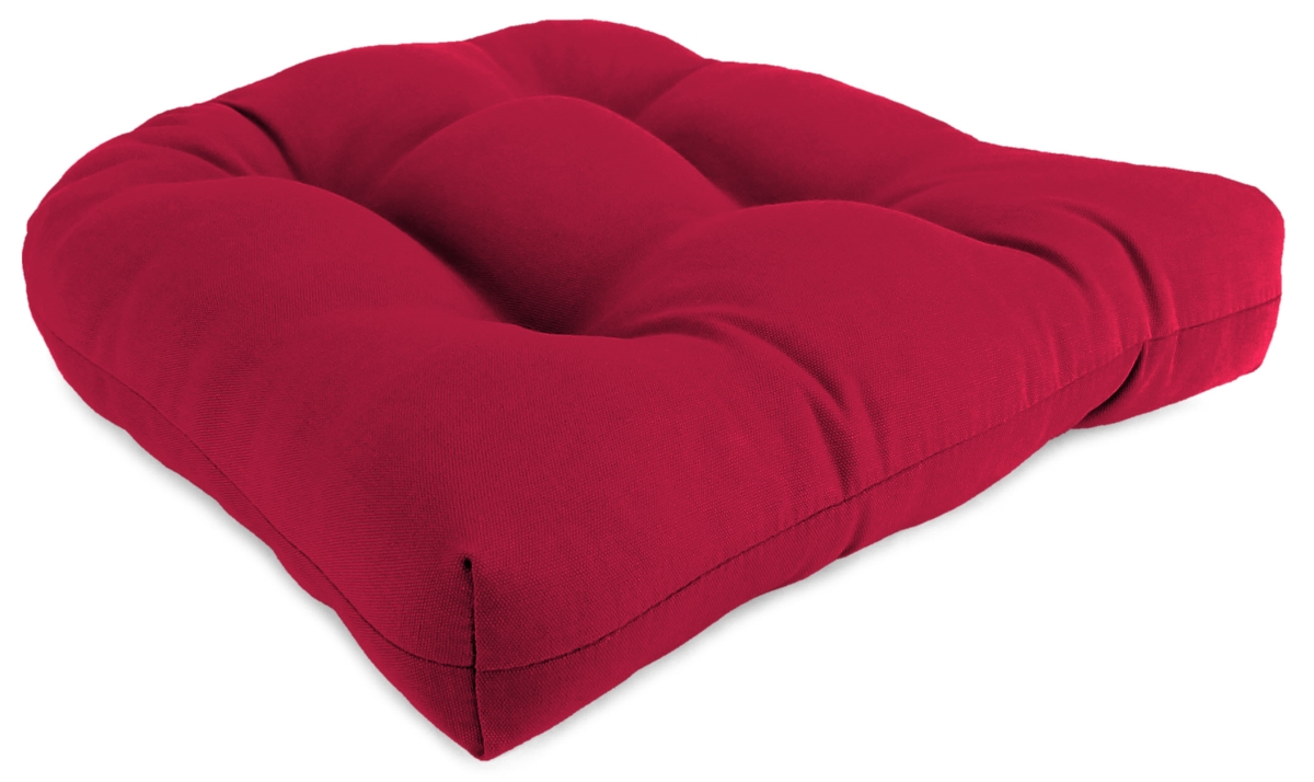 9915pk1-278c 18 X 18 X 4 In. Outdoor Wicker Chair Cushion In Pompeii Red
