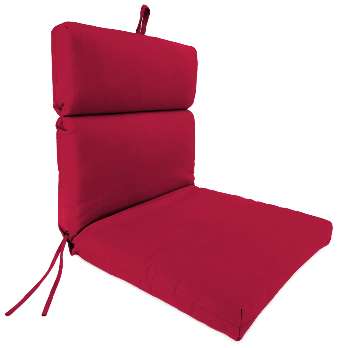 9502pk1-278c 22 X 44 X 4 In. Outdoor Chair Cushion In Pompeii Red