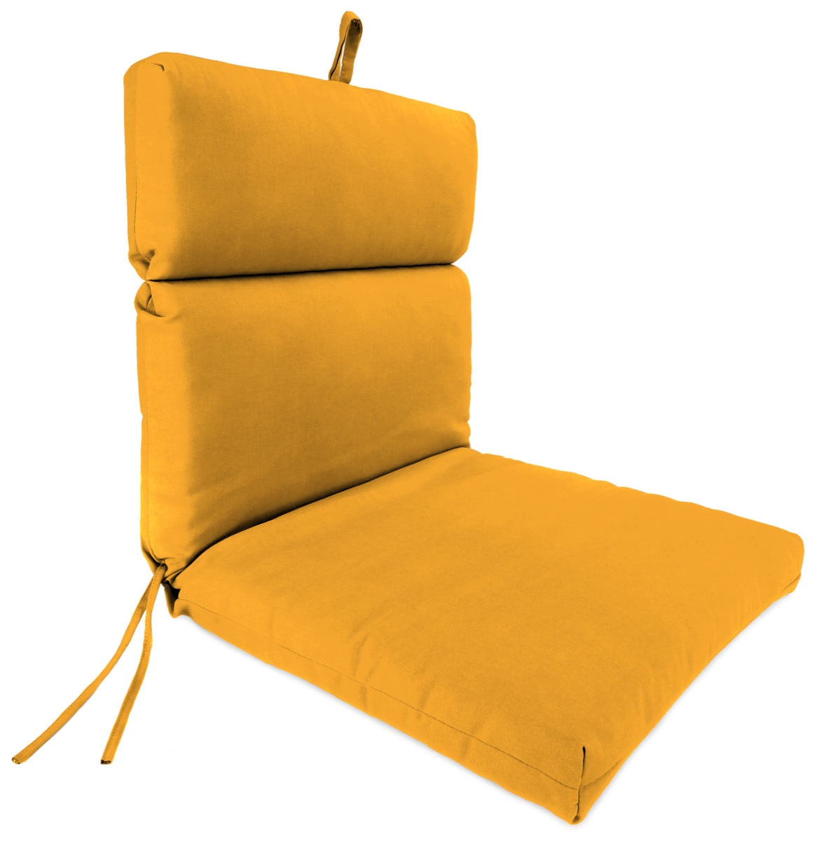 9502pk1-4242e 22 X 44 X 4 In. Outdoor Chair Cushion In Solid Yellow