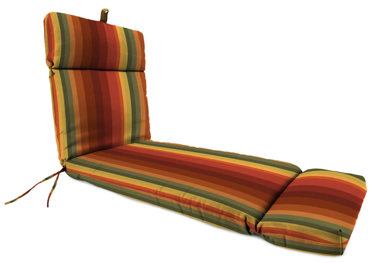 9552pk1-5134d 22 X 72 X 4 In. Outdoor Chaise Cushion In Islip Cayenne