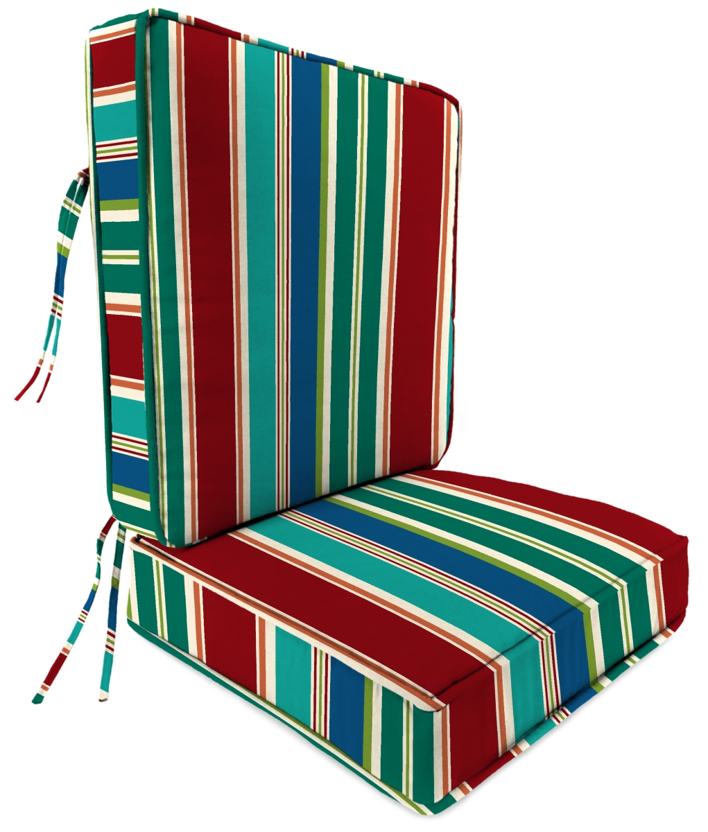 9746pk1-5133d Deep Seat Chair Cushion In Bella Multi - 2 Piece