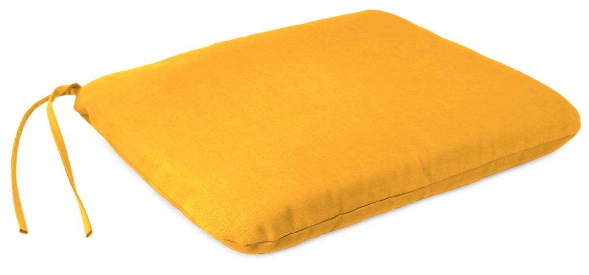 Dinpk1-4242e 18 X 18 In. Dining Seat Cushion In Solid Yellow