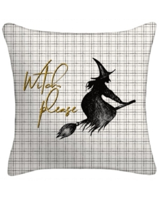 9952pk1-458dpt 16 In. Witch Please Toss Pillow