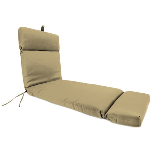 9552pk1-611h Outdoor Chaise Cushion, Heather Beige - 22 X 72 X 4 In.