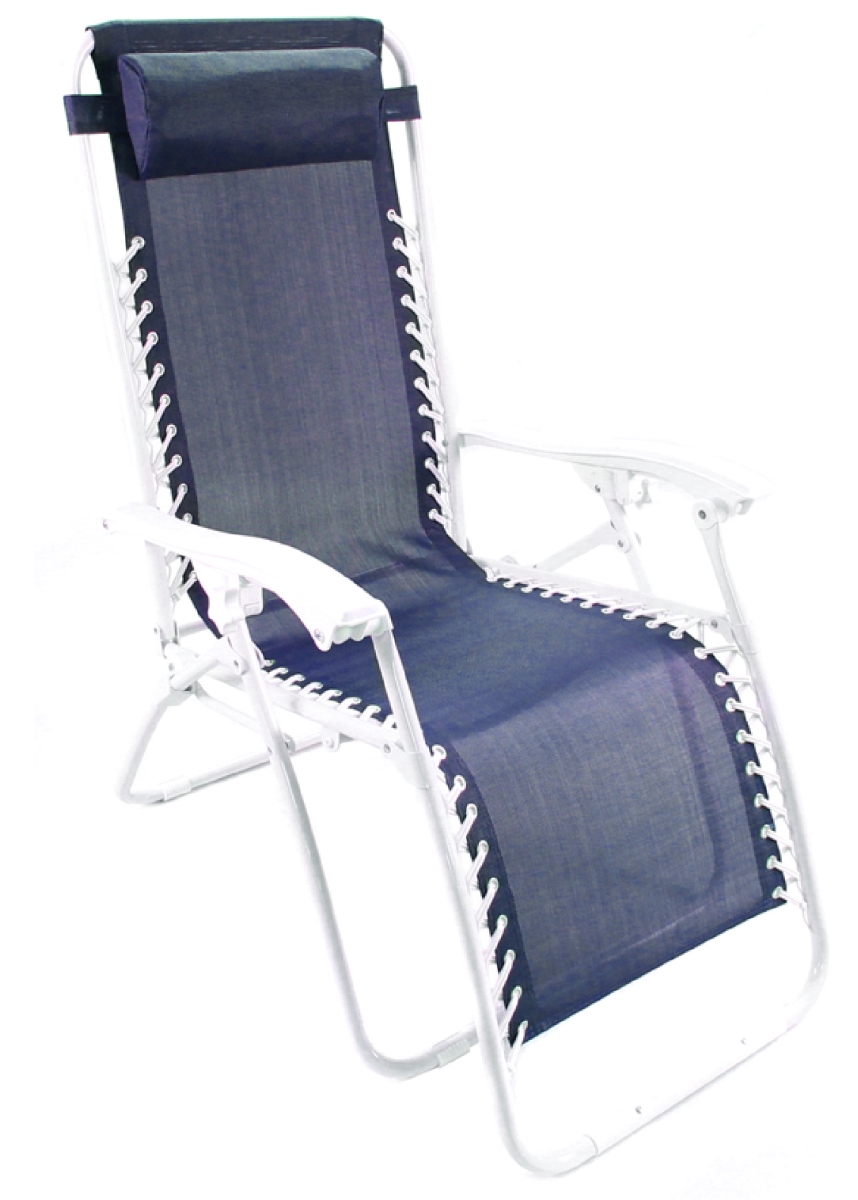 3k-gravnavy Zero Gravity Chair, Navy - 43.3 X 25.6 X 35.4 In.