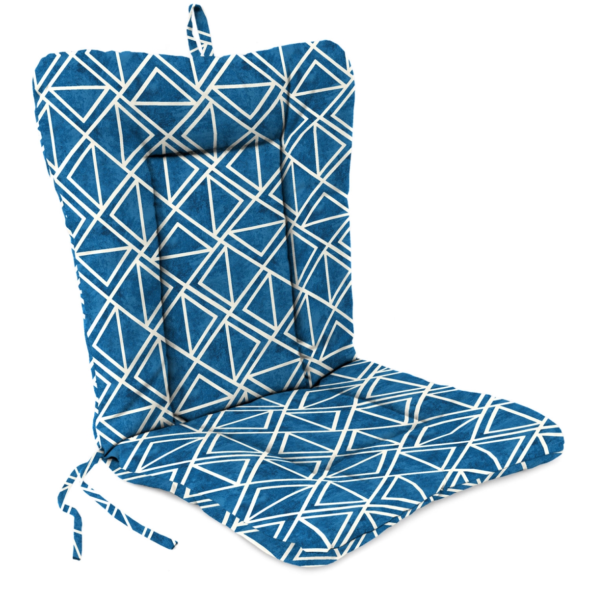 9040pk1-5161d Outdoor Euro Style Dining Chair Cushion, Lanova Lapis - 21 X 38 X 3.5 In.