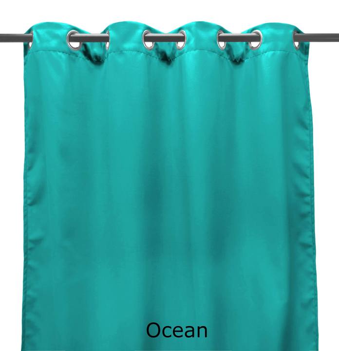 3voc5496pk2-4339q 54 X 96 In. Outdoor Curtain Panels, Ocean - Set Of 2