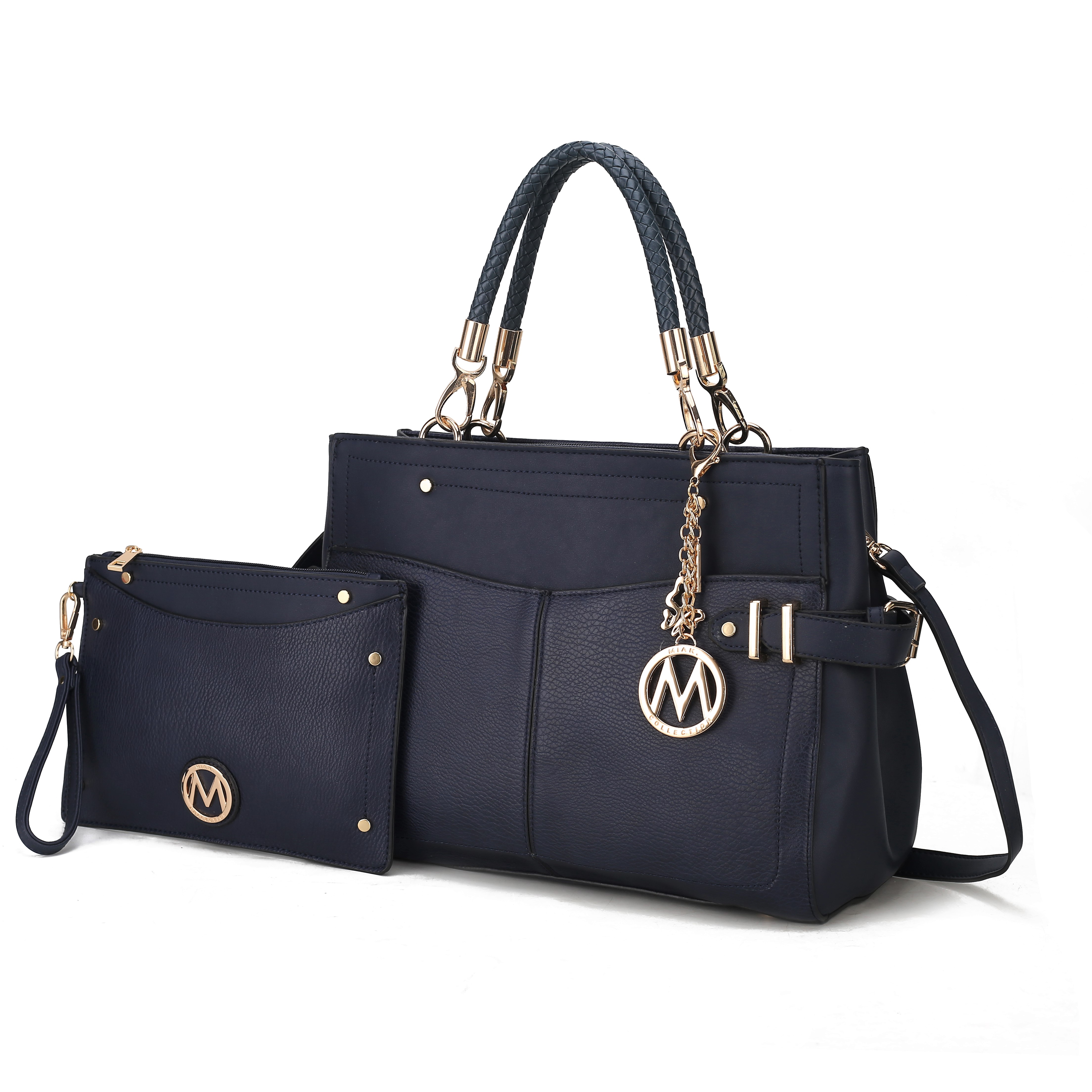 UPC 734272000078 product image for Tenna Satchel & Wristlet Set, Navy | upcitemdb.com