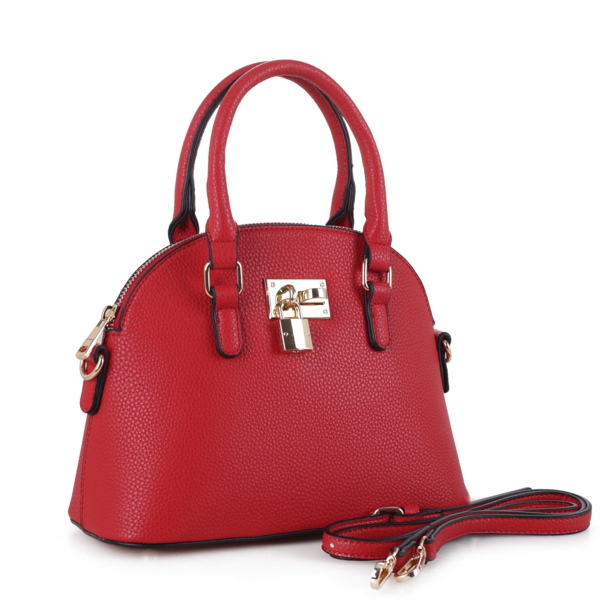 Mkf Collection By Mia K. Mkf-5042rd Mira Small Satchel Bag - Red