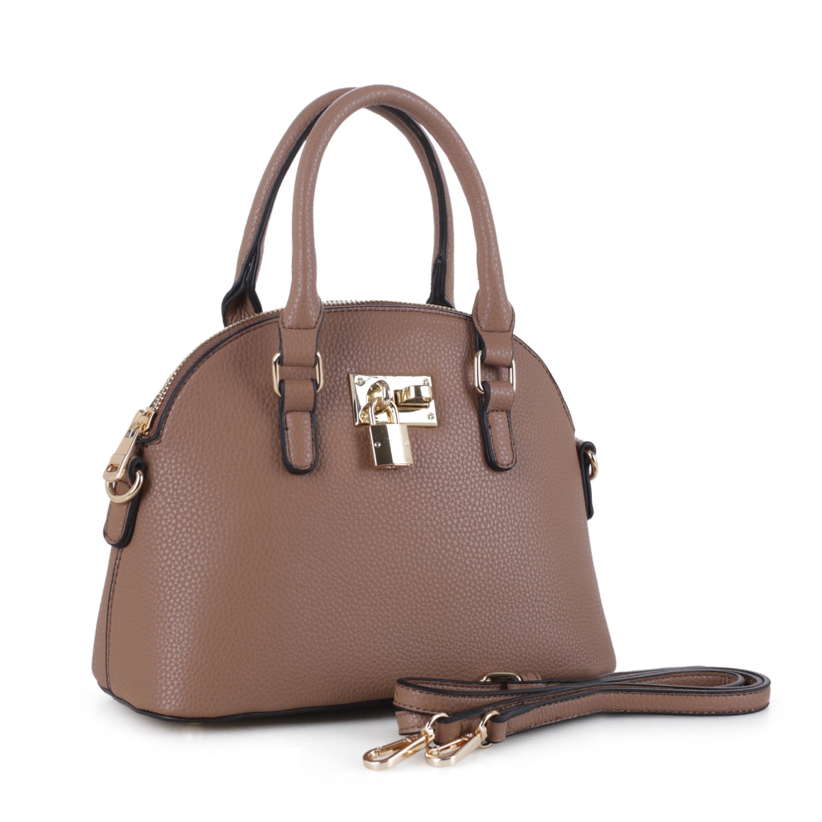 Mkf Collection By Mia K. Mkf-5042tp Mira Small Satchel Bag - Taupe