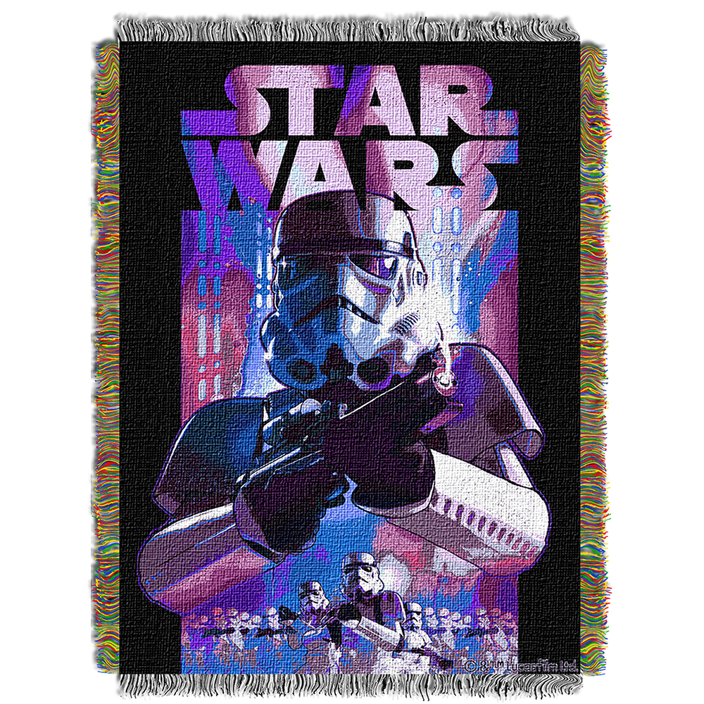 1dsw051000007ret 48 X 60 In. Star Wars Storm Ahead Woven Tapestry Throw