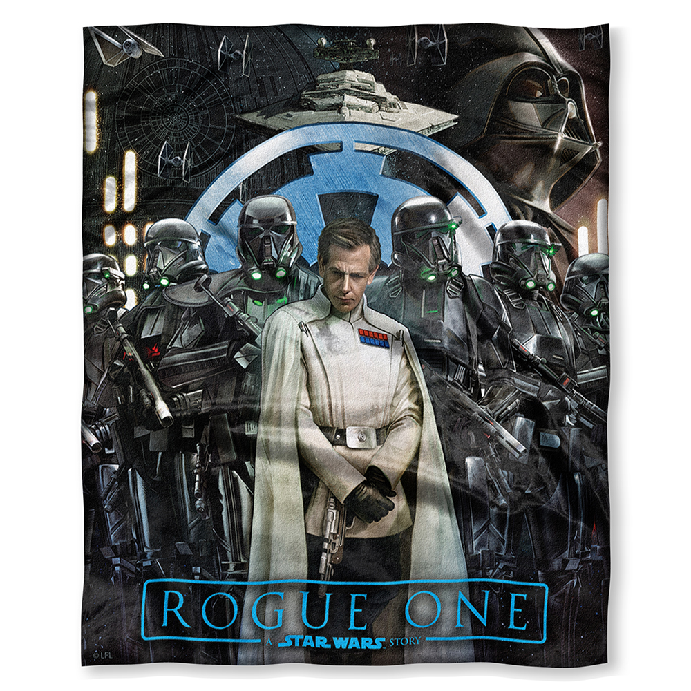 Nor-1dsw575000001ret-ifs 50 X 60 In. Star Wars Rogue One Stop The Rebels Silk Touch Throw