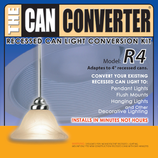 R4 The Can Converter-recessed Can Light Converter Kit - 4 Can