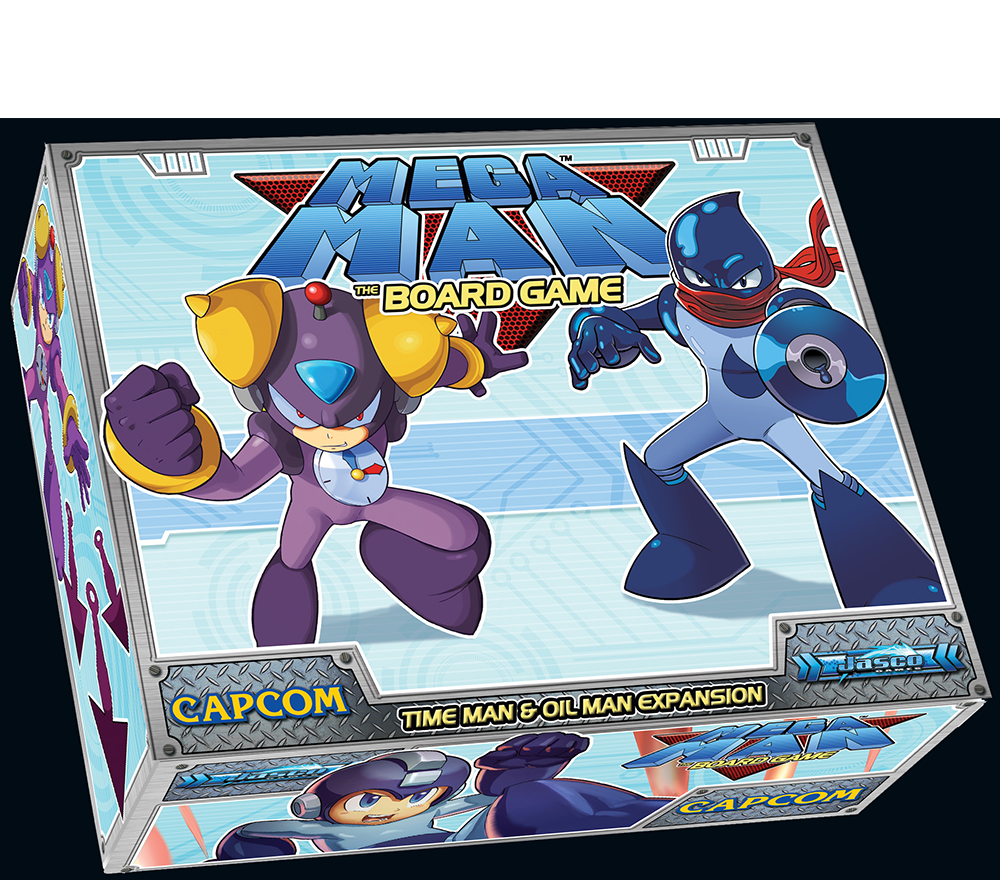Mmbg02 Mega Man The Board Game - Time Man & Oil Man Expansion