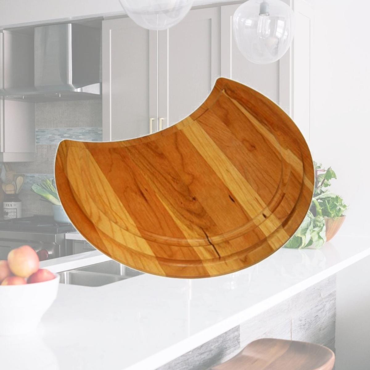 Picture of Just JCB-210 10 in. Hardwood Cutting Board Fits for Stainless Steel Sink bowl