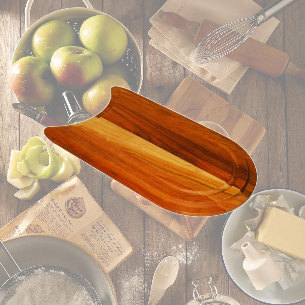 Picture of Just JCB-28517 16 x 7.5 in. Hardwood Cutting Board Fits for Stainless Steel Sink bowl