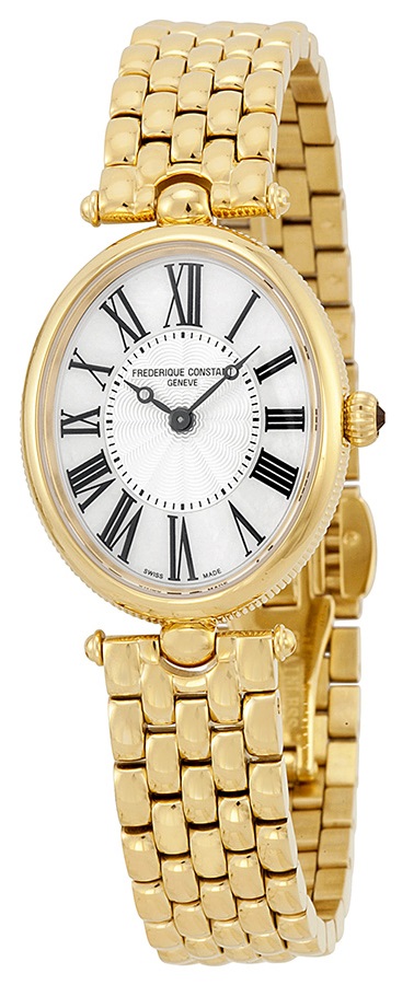 Fc-200mpw2v5b Frederique Constant Art Deco Gold-tone Stainless Steel Ladies Watch