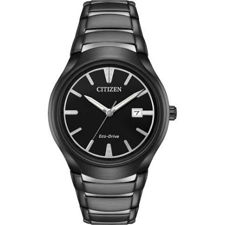 Eco-drive Paradigm Black Stainless Steel Mens Watch Aw1558-58e