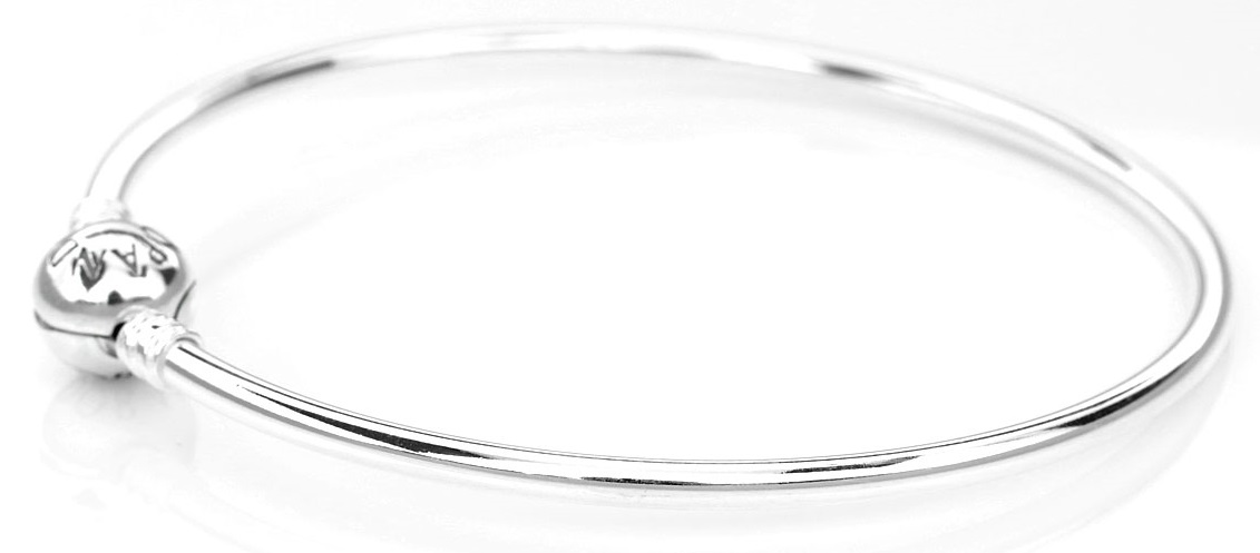 590713-16 16 cm Sterling Silver Bangle Bracelet