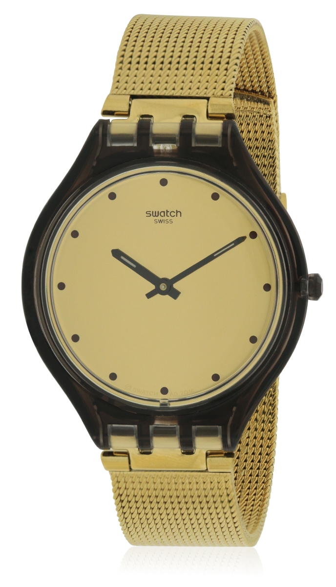 Svoc100m 36 Mm Skinmoka Unisex Watch, Gold