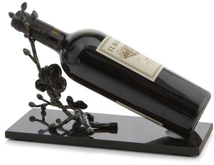 110843 7.75 X 4 X 11 In. Black Orchid Wine Rest