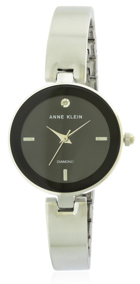 Ak-2493bksv Stainless Steel Ladies Watch With Stainless Steel