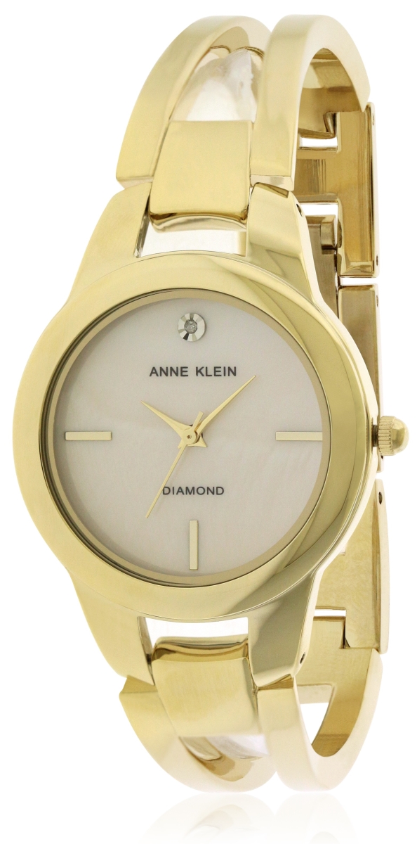 Ak-2710bmgb Gold-tone Ladies Watch With Mother Of Pearl Dial