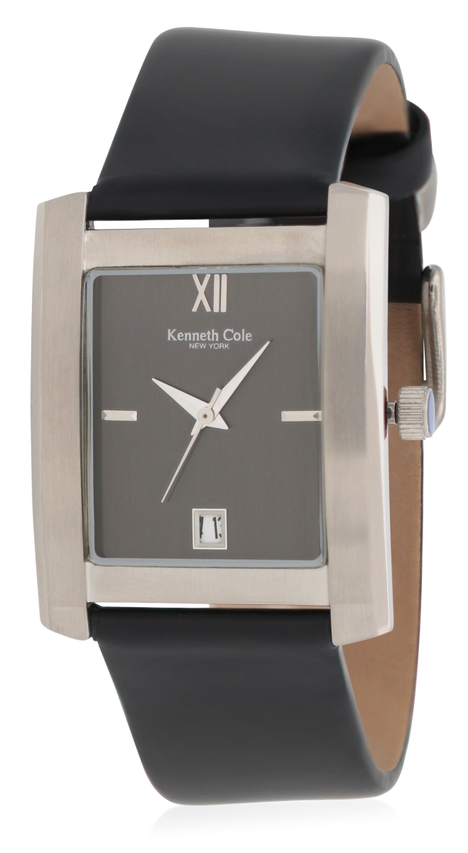 Kc1179 Leather Mens Watch With Clasp Buckle
