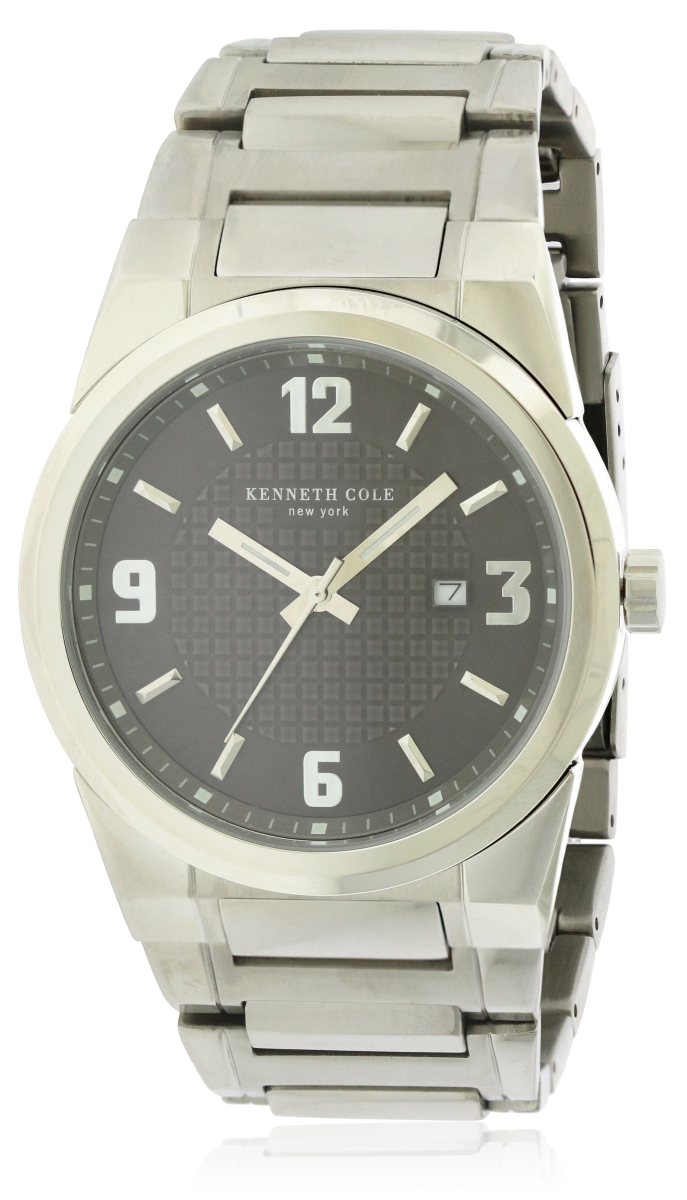 Kc3573 Stainless Steel Mens Watch With Brown Dial