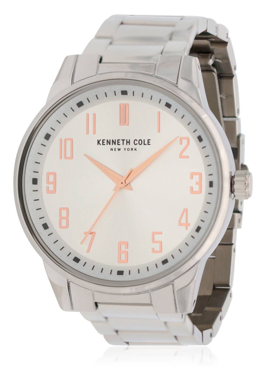 Kc50240001 Stainless Steel Mens Watch With Silver-tone Hand