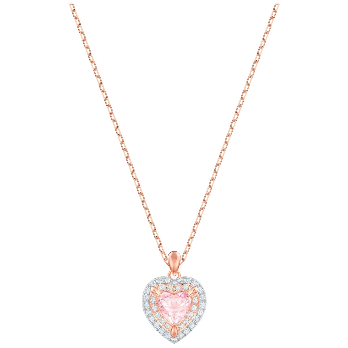 5439314 One Rose Gold Plating Pendant - Multi Color