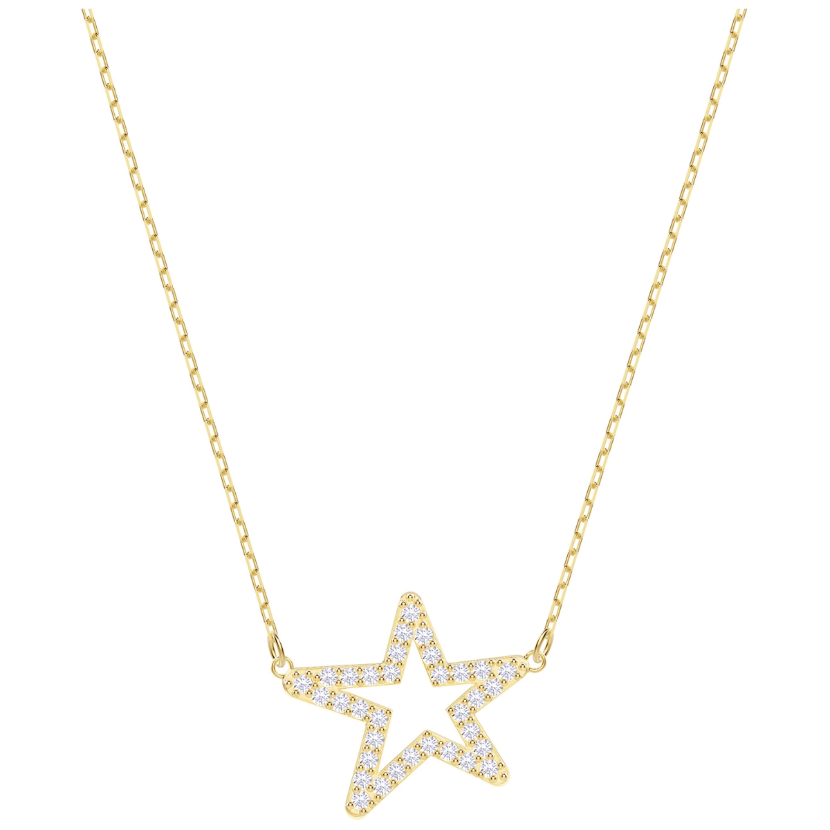 5462757 Only Necklace - White - Rhodium Plating