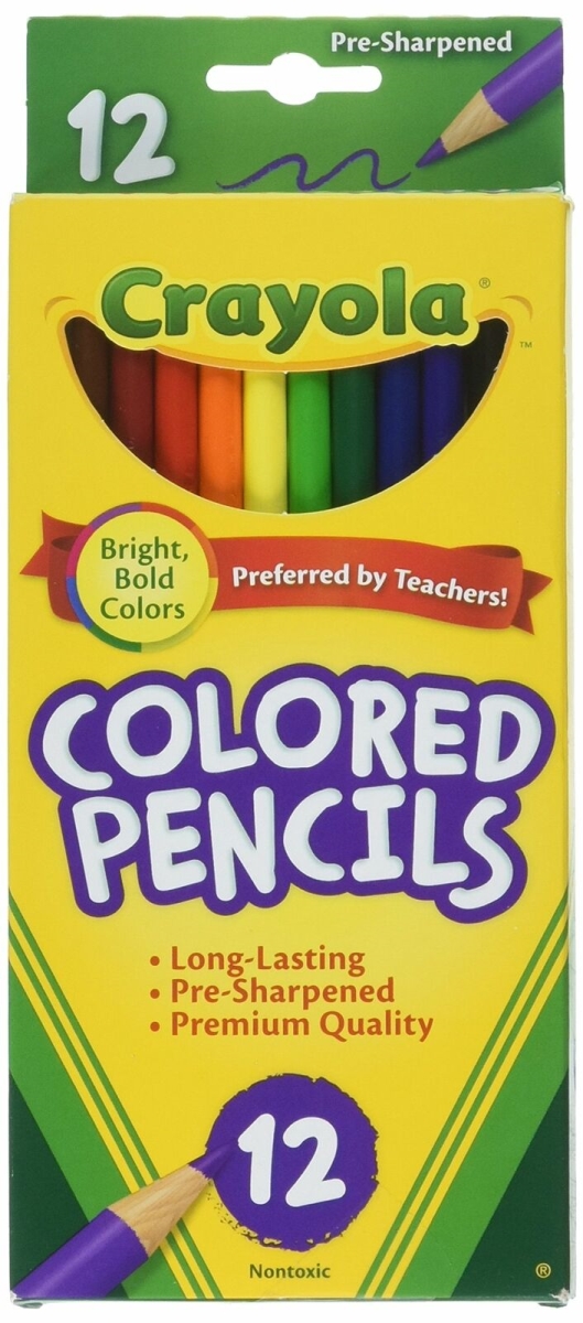 Crayola C04012 Colored Pencils - 12 Count
