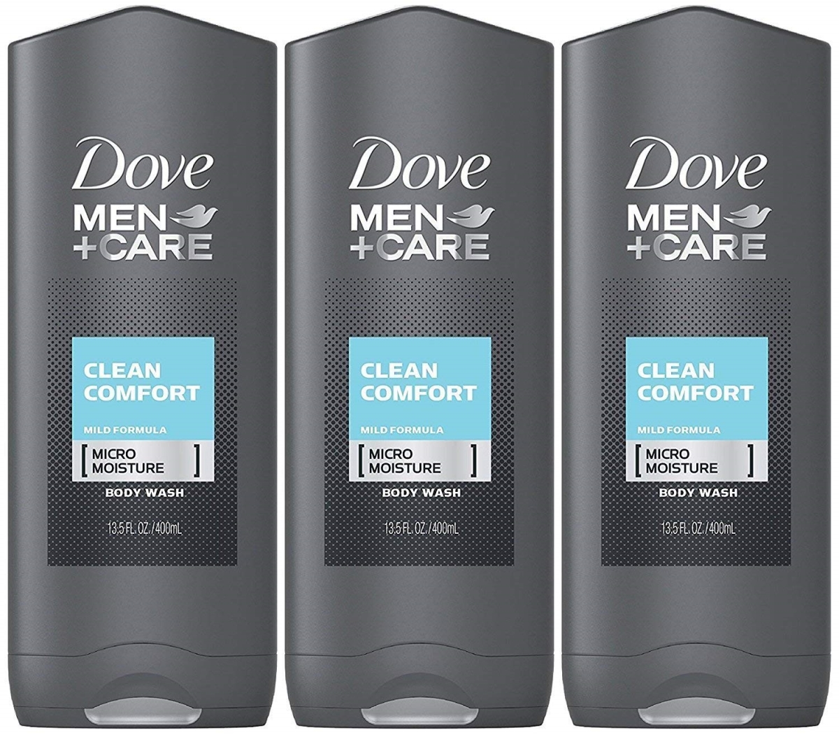 Dvbwclean3pk Men Care Body & Face Wash Clean Comfort 13.50 Oz - Pack Of 3