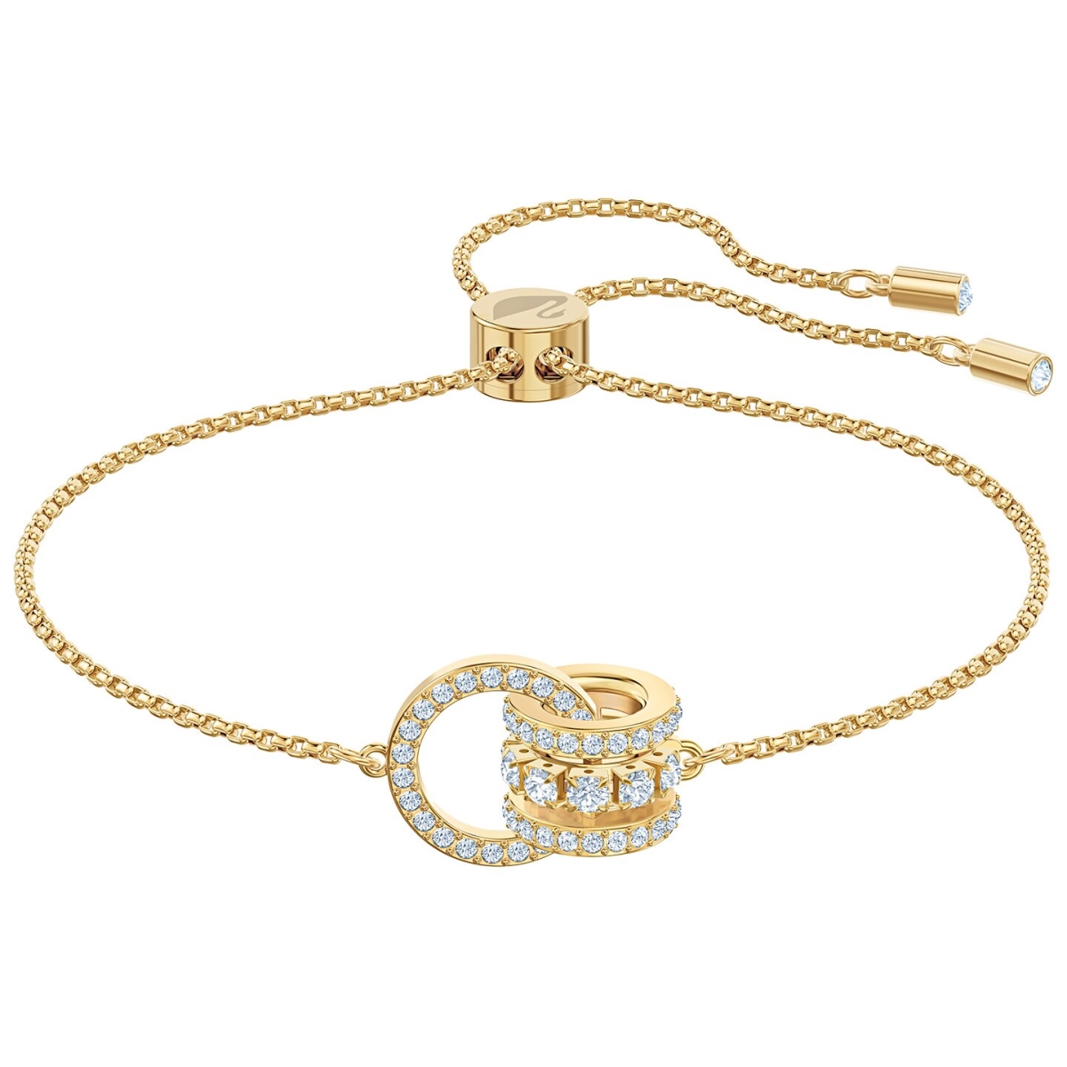 5499000 Further Bracelet, Gold-tone Plated - White