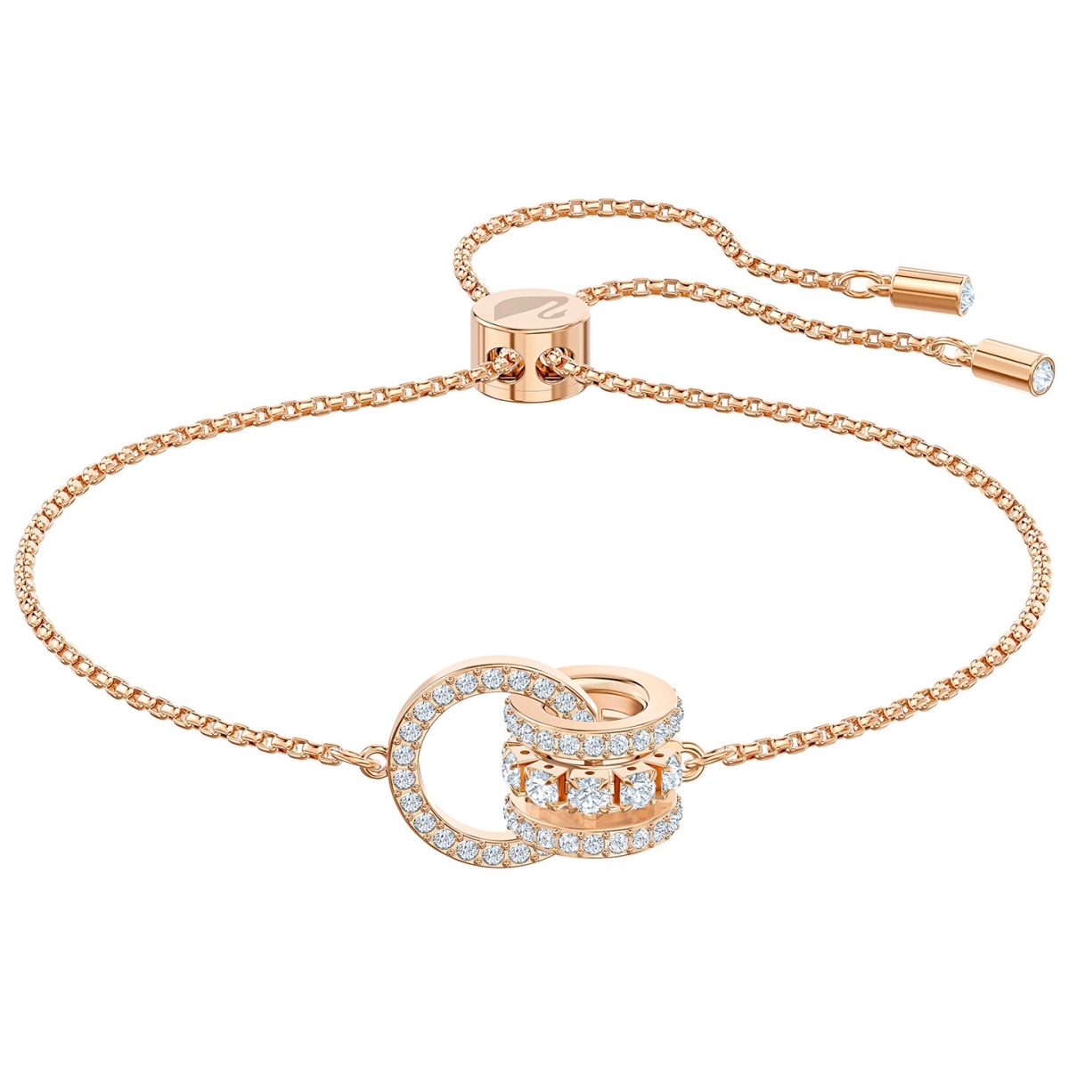 5501092 Further Bracelet, Rose-gold Tone Plated - White