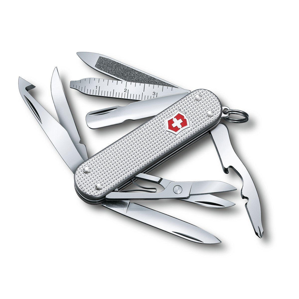 0.6381.26us2 Multi-tool - Minichamp Pocket Knife - Silver Alox