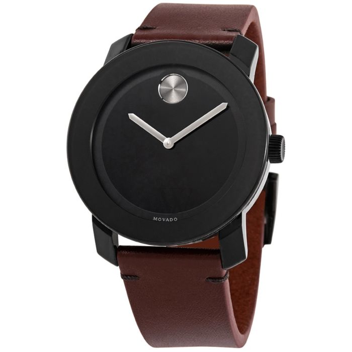 3600602 Bold Leather Mens Watch