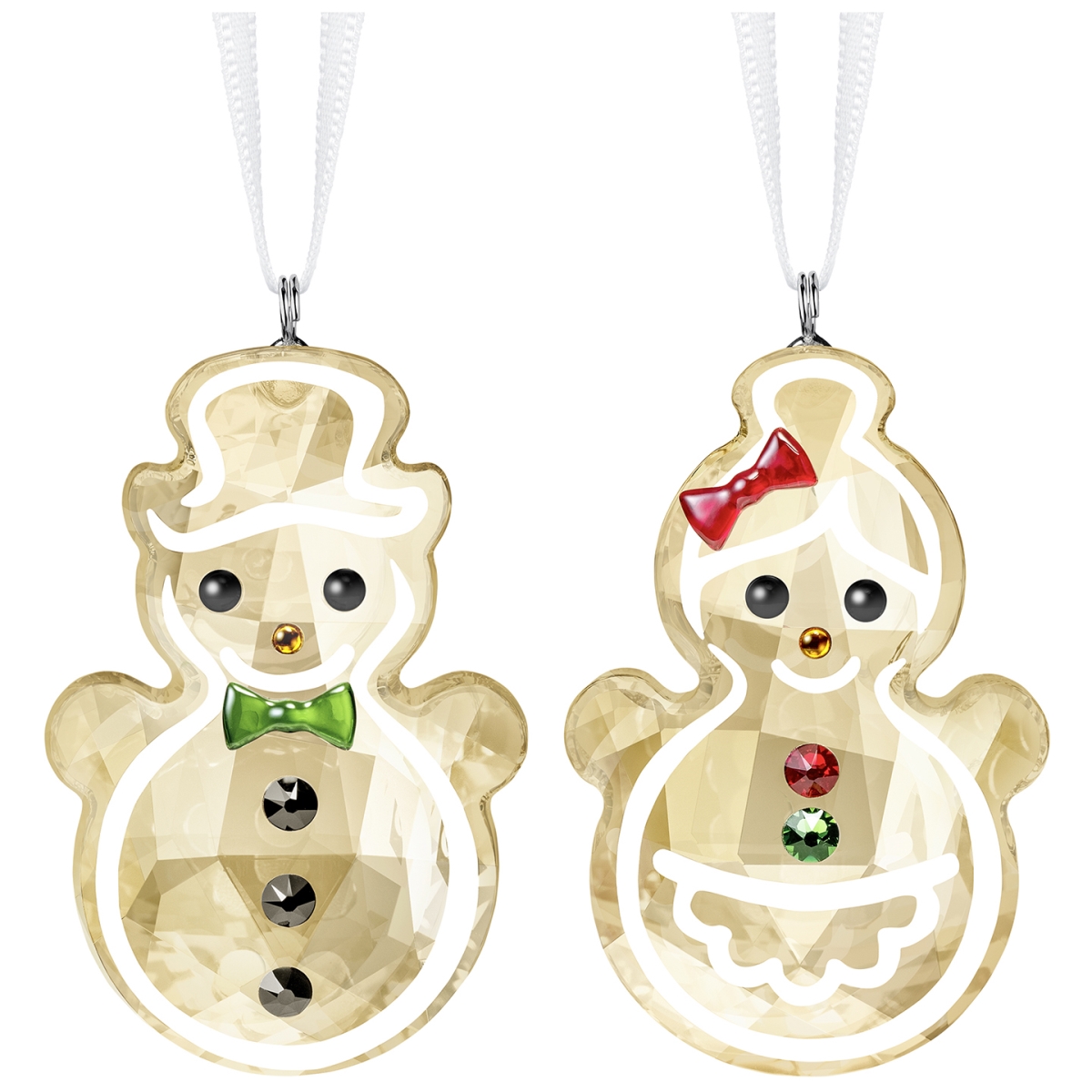 5464885 Gingerbread Snowman Couple Ornament