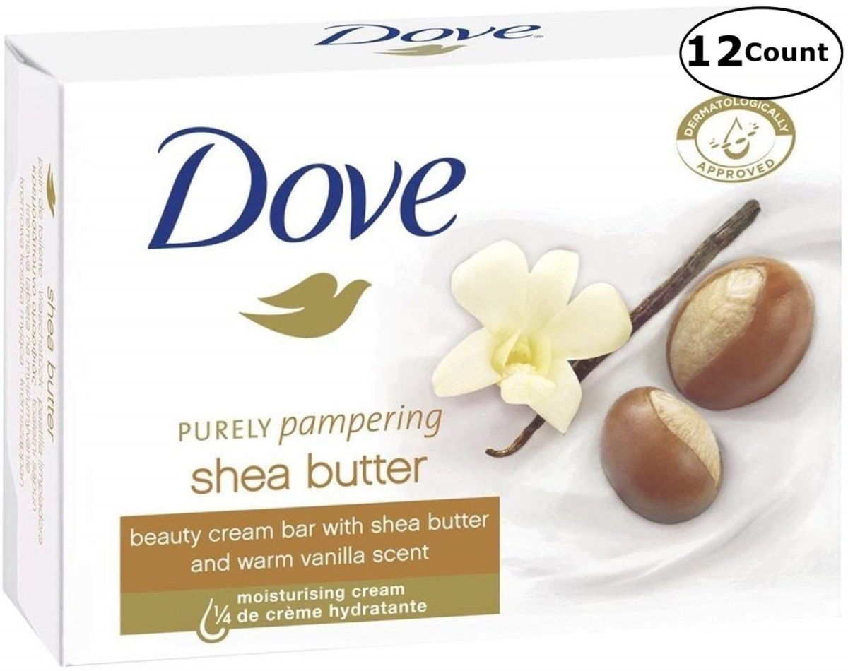 Dvbs-sheabutter-12 3.5 Oz Purely Pampering Shea Butter Beauty Bar Soap - Pack Of 12 Bars