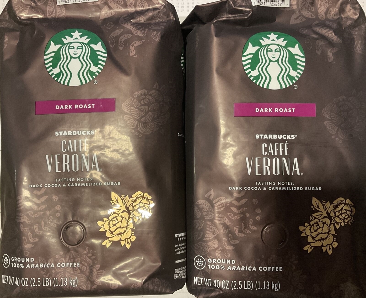 VERONA-2PK Caffe Verona Bags Dark Roast Ground Coffee - Pack of 2