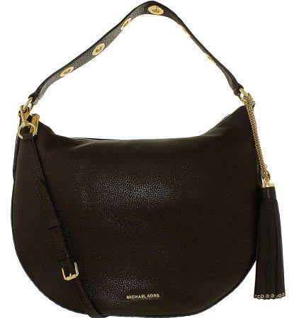 Brooklyn Large Convertible Leather Hobo - Coffee - 30f6abnh3l-217